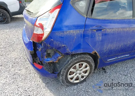 2012 Hyundai Accent Gs из США, поврежденный, VIN KMHCT5AE0CU010189